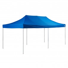 Backyard Pro® Courtyard® Series Straight Leg Aluminum Instant Canopy, Blue, 10' x 20' #554ALP10X20B