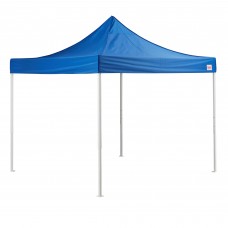 Galaxy Equipment® Straight Leg Instant Canopy Deluxe Kit with 4 Side Walls, 10' x 10', Blue #554GBP10KTBL