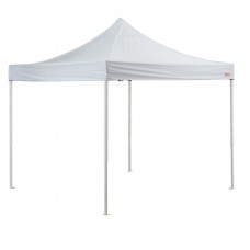 Galaxy Equipment® Straight Leg Instant Canopy Deluxe Kit with 4 Side Walls, 10' x 10', White #554GBP10KTWH