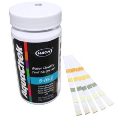 Тест-полоски контроля качества воды Пять в Одном All Points® AquaChek® 5-In-1 Water Test Strips - 50шт.уп #85-1255