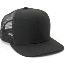 Бейсболка повара черная, хлопок/сетка, 6-ти клинка Trucker Cap от Mercer Culinary® USA #M60135BK