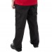 Брюки повара черные - Карго Mercer Culinary™ Genesis® Black Unisex Cargo Pants, Талия 122-127 см \ 3XL-Size #M61090BK-3X