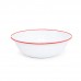 Эмалированная миска средняя 8qt\ 8лит красный мрамор  Crow Canyon Home® USA Splatter Medium Basin #D25RM