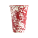 Эмалированный бокал-тумблер, мрамор бордово-бежевый Splatter Tumbler 14oz\0,41л#D93BRM