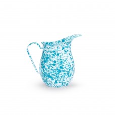 Эмалированный кувшин большой, мрамор бирюзовый Crow Canyon Home Splatter Large Pitcher 3qt\3лит #D27TQM