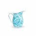 Эмалированный кувшин большой, мрамор бирюзовый Crow Canyon Home Splatter Large Pitcher 3qt\3лит #D27TQM