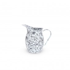 Эмалированный кувшин малый, мрамор серый Crow Canyon Home Splatter Small Pitcher 1,5qt\1,5лит #D72GYM