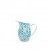 Эмалированный кувшин малый, мрамор бирюзовый Crow Canyon Home Splatter Small Pitcher 1,5qt\1,5лит #D72TQM