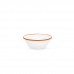 Эмалированная миска белая с черной каймой 0,6л Crow Canyon Home® USA CEREAL BOWL 5,5"(14см)#V17BLA