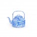 Эмалированный чайник красный мрамор Crow Canyon Home Splatter Tea Kettle#D47RM