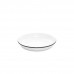 Эмалированная тарелка для пасты белая с черной каймой Crow Canyon Vintage Pasta Plate 10,5"(26,7см)#V114BLA