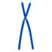 Подтяжки с клипсами, голубые, шириной 28,6мм Henry Segal® Royal Blue Elastic Clip-End Suspenders #HS9-303