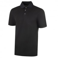 Рубашка официанта черная, корот.рукава Henry Segal® Men's Black Performance Cool-N-Dry Polo UV Pro, Size L